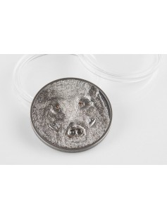 Mongolia 2018 500 Togrog Wild Boar – Sus scrofa 1 oz Silver Coin