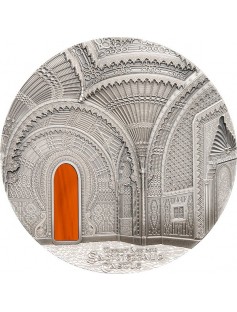 Palau 2018 Tiffany Art -  Orientalism Castle of Sammezzano 1 kg silver coin