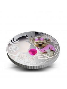 Fiji 2013 My Little Puppy YORKSHIRE TERRIER Dogs & Cats 1 Oz Proof Silver Coin