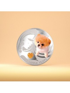 Fiji 2013 My Little Puppy II POMERANIAN Dogs & Cats Series1 Oz Proof Silver Coin