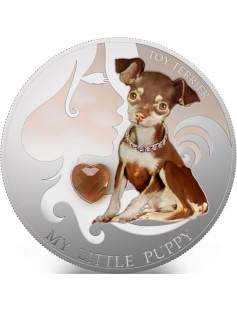 Fiji 2013 My Little Puppy III Toy Terrier Dogs & Cats 1Oz Proof Silver Coin