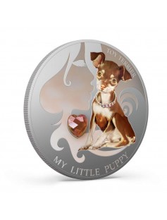 Fiji 2013 My Little Puppy III Toy Terrier Dogs & Cats 1Oz Proof Silver Coin