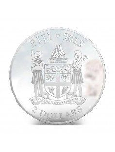 Fiji 2013 My Great Protector IV Shar Pei Dogs & Cats 1 Oz Proof Silver Coin