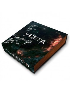 Niue 2018 $1 Solar System - Vesta NWA 4664 Meteorite 1 Oz Antique Silver Coin