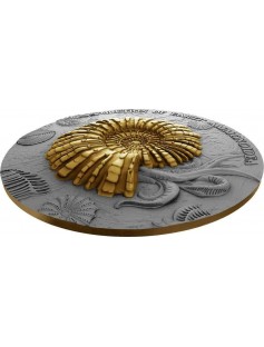 Niue 2018 $2 Evolution of Earth - Ammonoidea 2 Oz High Relief Silver Coin