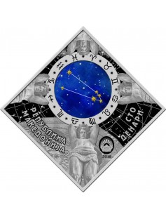 Macedonia 2018 100 MKD Taurus Zodiac Signs 0.925 Silver Coin