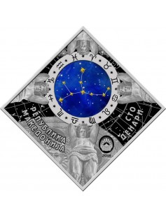 Macedonia 2018 100 MKD Taurus Zodiac Signs 0.925 Silver Coin