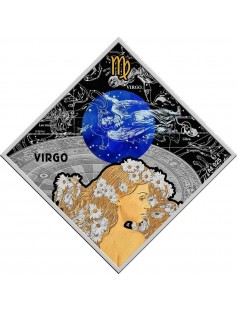 Macedonia 2018 100 MKD Virgo Zodiac Signs 0.925 Silver Coin