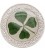 Palau 2019 $5 Ounce of Luck Clover 1 Oz Proof Silver Coin Real Clover