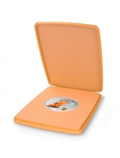 Fiji 2013 Fluffy Cat II Somali Dogs & Cats Series 1 Oz Proof Silver Coin