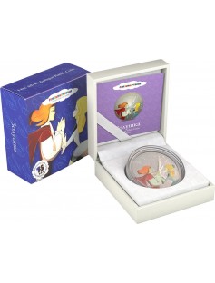 Cook Islands 2013 Cartoon Soyuzmultfilm Cinderella AntiqueFinish 1oz Silver Coin