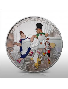 Cook Islands 2011 25$ cartoon Karlsson on the Roof 5Oz Silver Coin Mintage*500**