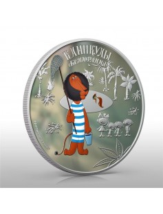 Cook Islands 2011 5 $ Boniface's Holidays 1 Oz Siver Coin ONLY 2000 MINTAGE!!!