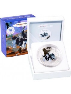 Cook Islands 2011 5$ cartoon Adventures of Mowgli Balu 1Oz Silver coin LIMITED