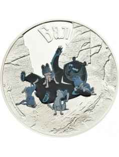 Cook Islands 2011 5$ cartoon Adventures of Mowgli Balu 1Oz Silver coin LIMITED