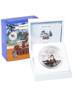 Cook Islands 2011 5$ cartoon Adventures of Mowgli Kaa 1Oz Silver coin LIMITED