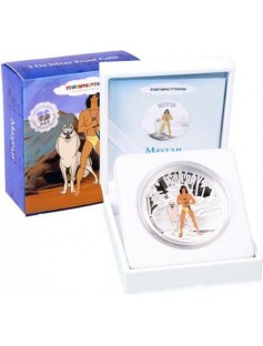 Cook Islands 2011 5$ cartoon Adventures of Mowgli Mowgli 1Oz Silver coin LIMITED